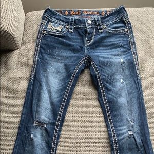 Rock Revival Size 24 “Celinda” Straight Jeans